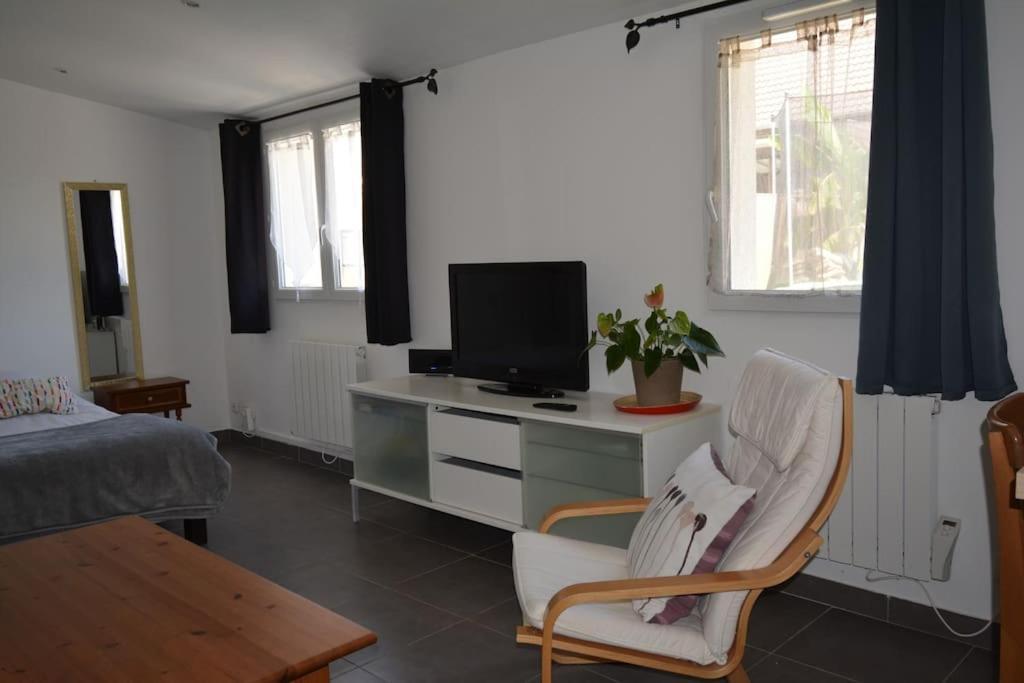 Grand Studio Independant Avec Jardin Ґусенвіль Екстер'єр фото